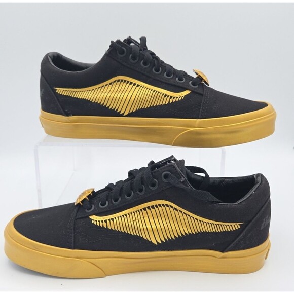 Vans x Harry Potter Old Skool Golden Snitch VN0A4BV5V3K Men's size 6.5 Women's 8 - Picture 2 of 8